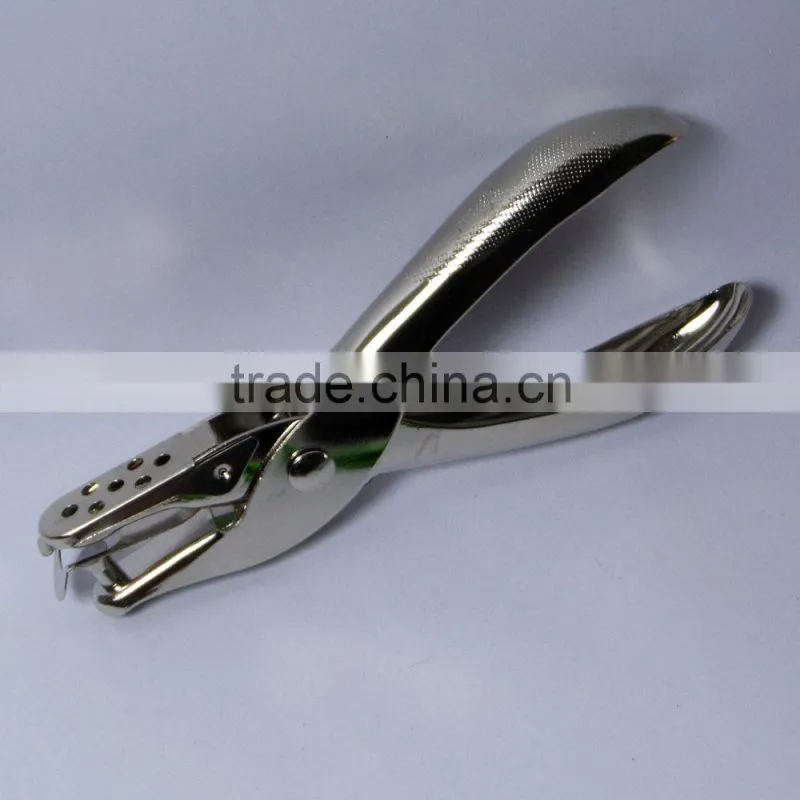 Quality portable all metal handheld single hole paper punch