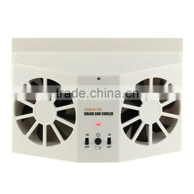 Car Solar Powered Auto Window Air Vent Ventilator Mini Air Conditioner Cool Fan