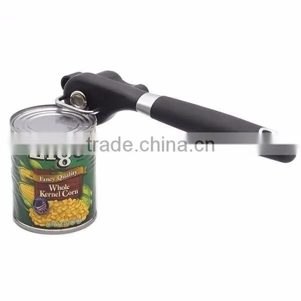 Stainless Steel Manual Can Opener with Soft Grips Handle