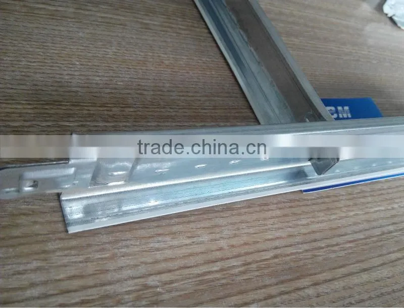 exposed ceiling t-bars system