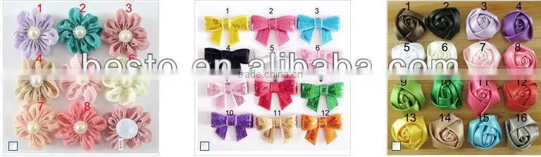 CF 0573 mini chic fuchsia knit bow ties for girls