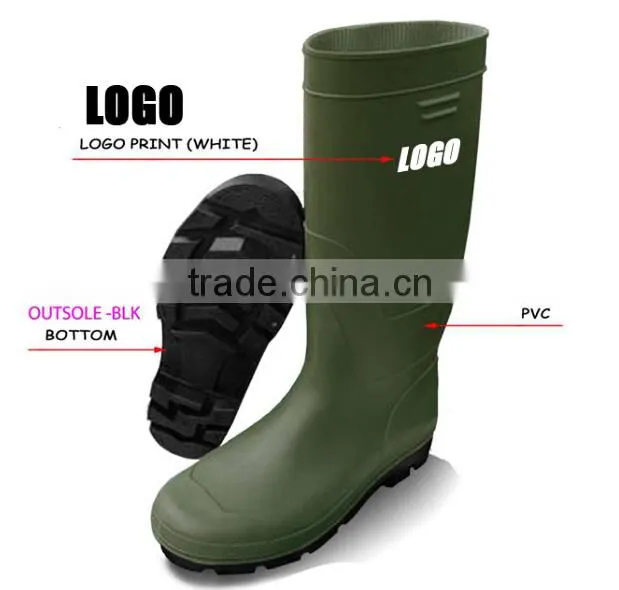waterproof work rain boot agricutural farming boots