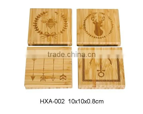 2016 hot sell Bamboo coaster