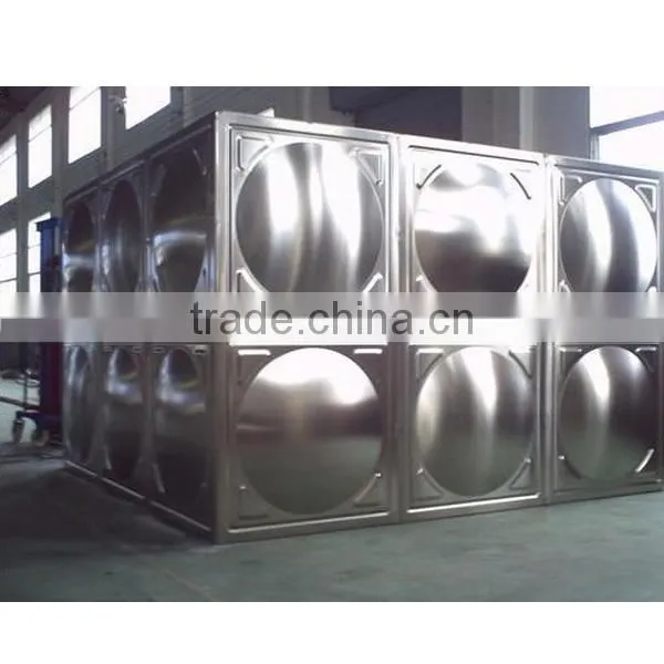 Square stainless steel hot water tank with good price and high quality