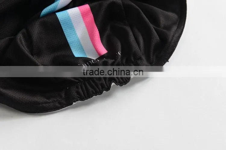 Custom breathable bicycle hat dry fit sublimation coolmax 100%polyester blank cycling caps hats manufacturer