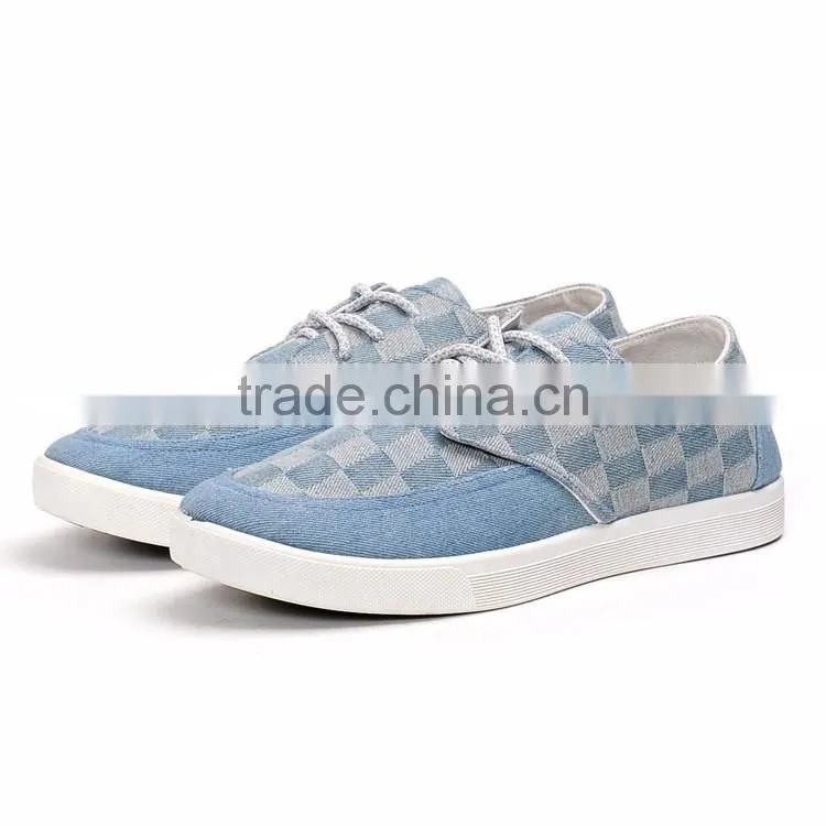 New fashion designs canvas shoes men sneakers manufacturer china 2017