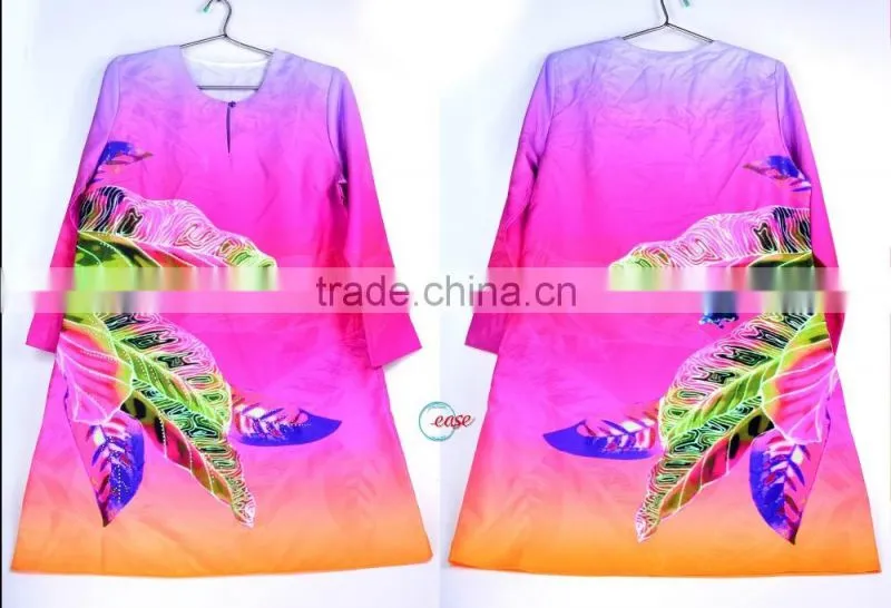 print embroidery religious gown sweater