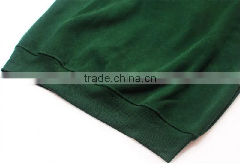 wholesale custom made high quality fleece printed knit promotional pullovers