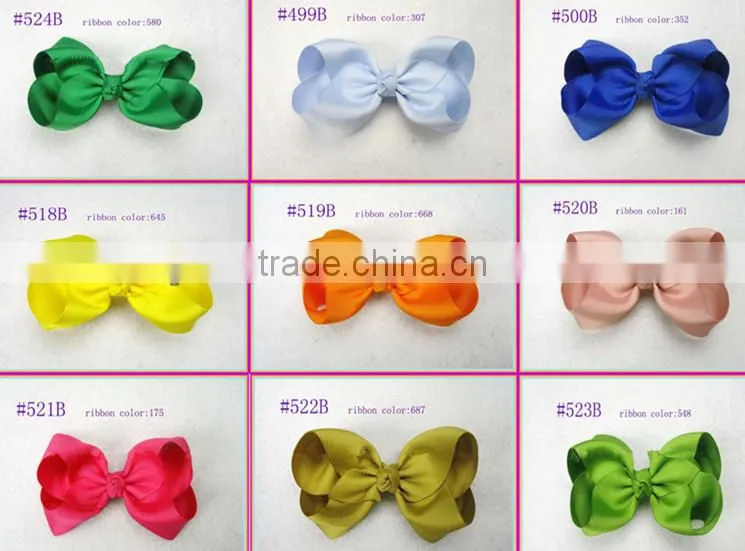 Girls' Chiffon rose bow DIY hair accessories Headdress hair flower tire Lace headbands headdress 10 colors Rose flowers baby bow
