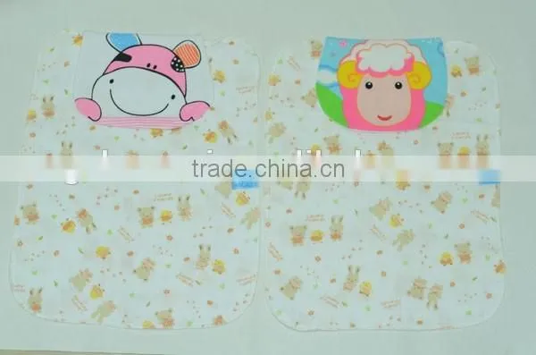 new 2016 china wholesale cute printed baby sweat-absordent towel