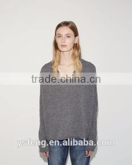2017 New Design Hand Knitted Woolen Girls Sweater