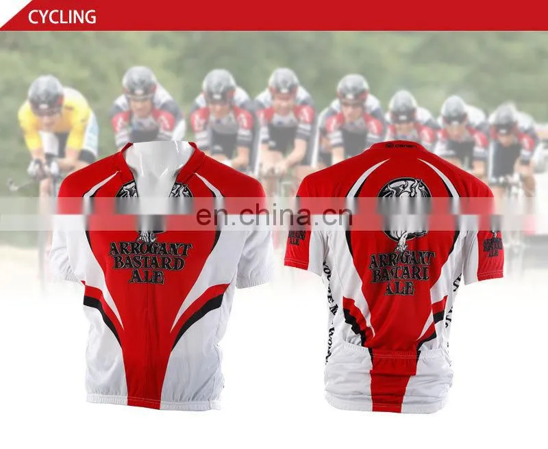 custom design sublimation cycling shirt