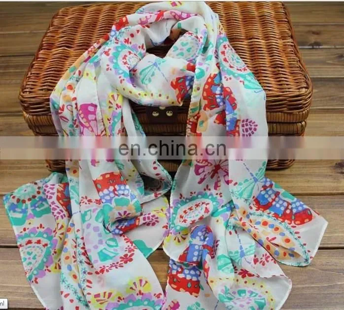 fashion wholesale chiffon scarf
