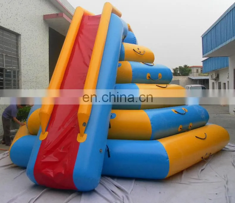 water park equipment adult sliding toy, inflatable floating climbing