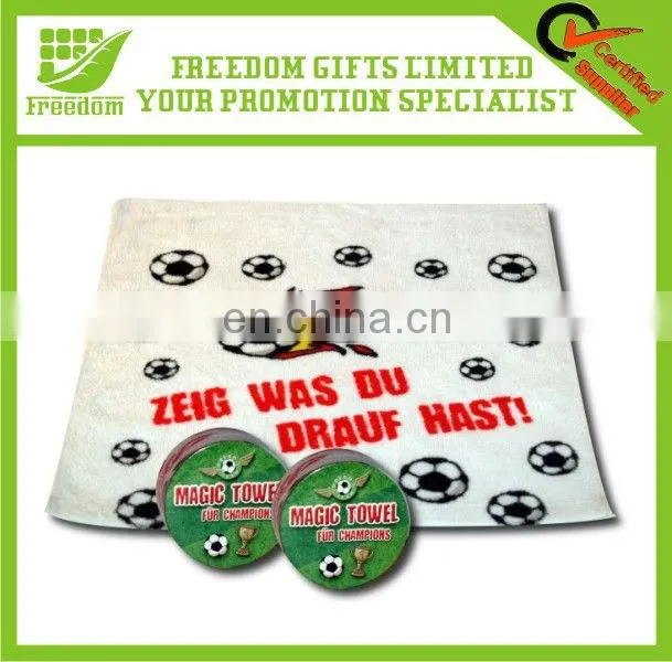 Advertising Fashionable Cheap Compressed Cotton Towel