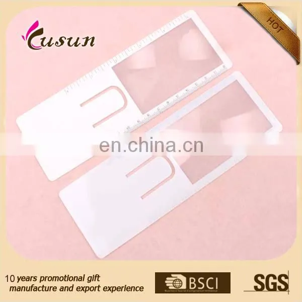 BSCI paper material customized branded magnifying glass