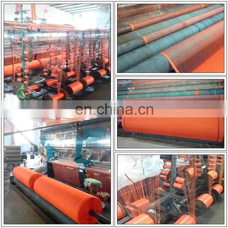 Orange plastic construction safety net plastic safety fence net for building
