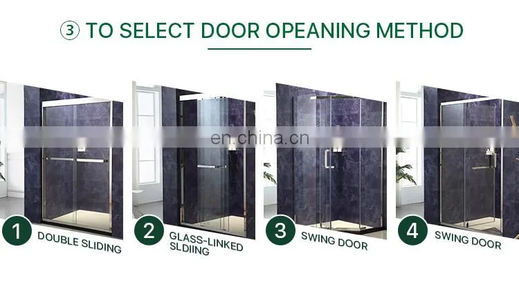 Modern Design Comfortable Glass Shower Cubicles shower door enclosure