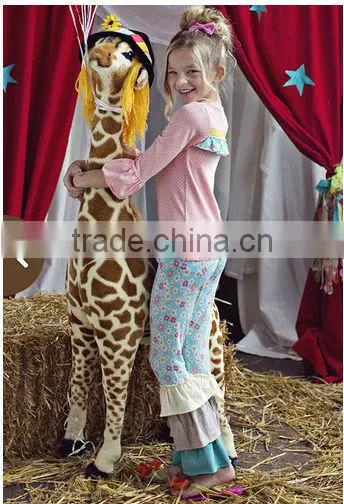 2014 Hot Sale! Cheap Baby Girl's Cotton Pants For Kids Ruffle Pants Girls Ruffle Leggings childrens boutique clothing
