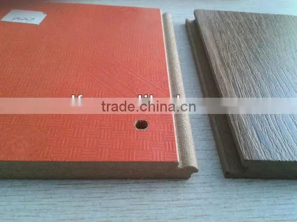 Deep synchronized grain surface laminate floor