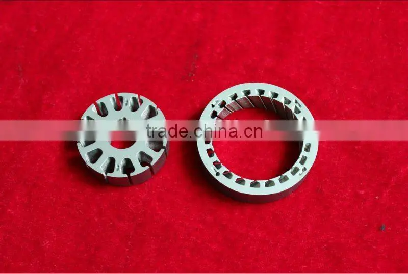 Brushless DC motor lamination core for stator and rotor