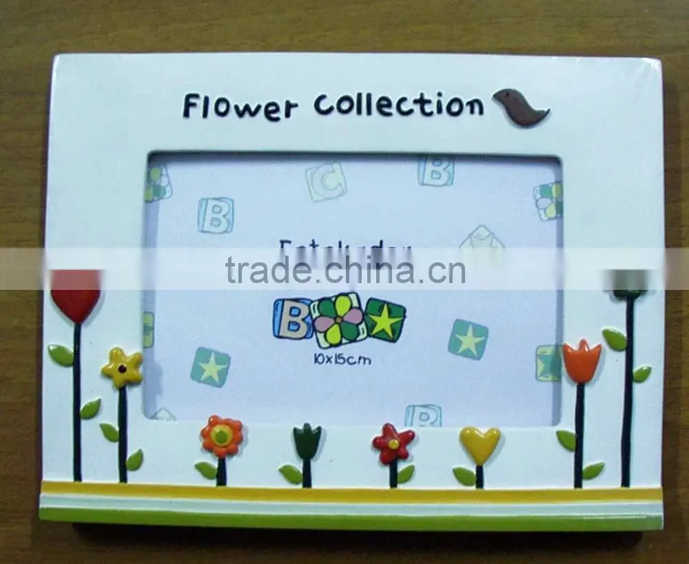 Unique Design Promotional Photo Frame, Lovely Cartoon Resin Craft Fresh Photo Frame