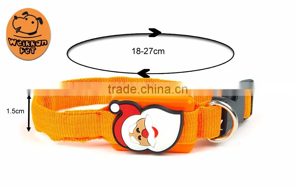 (1068) New products 2016 innovative product customized led dog collar and leash