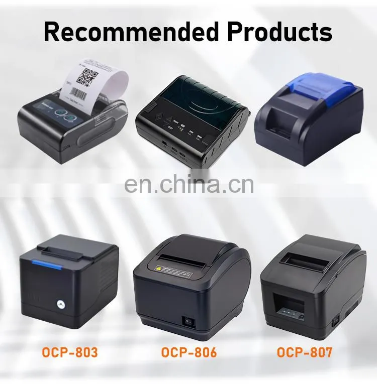 80mm POS Thermal Printer Receipt Printer Supermarket Machine Wholesale