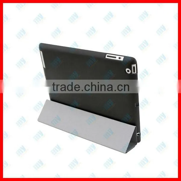 Smart Cover + PC Back Case for iPad2 Microfiber Slim Stand Case in Retail Blister Packaging Hot Selling