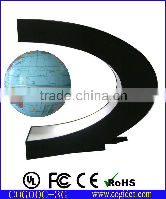 China manufacture magnetic floating globe,creative corporate gift levitating globe