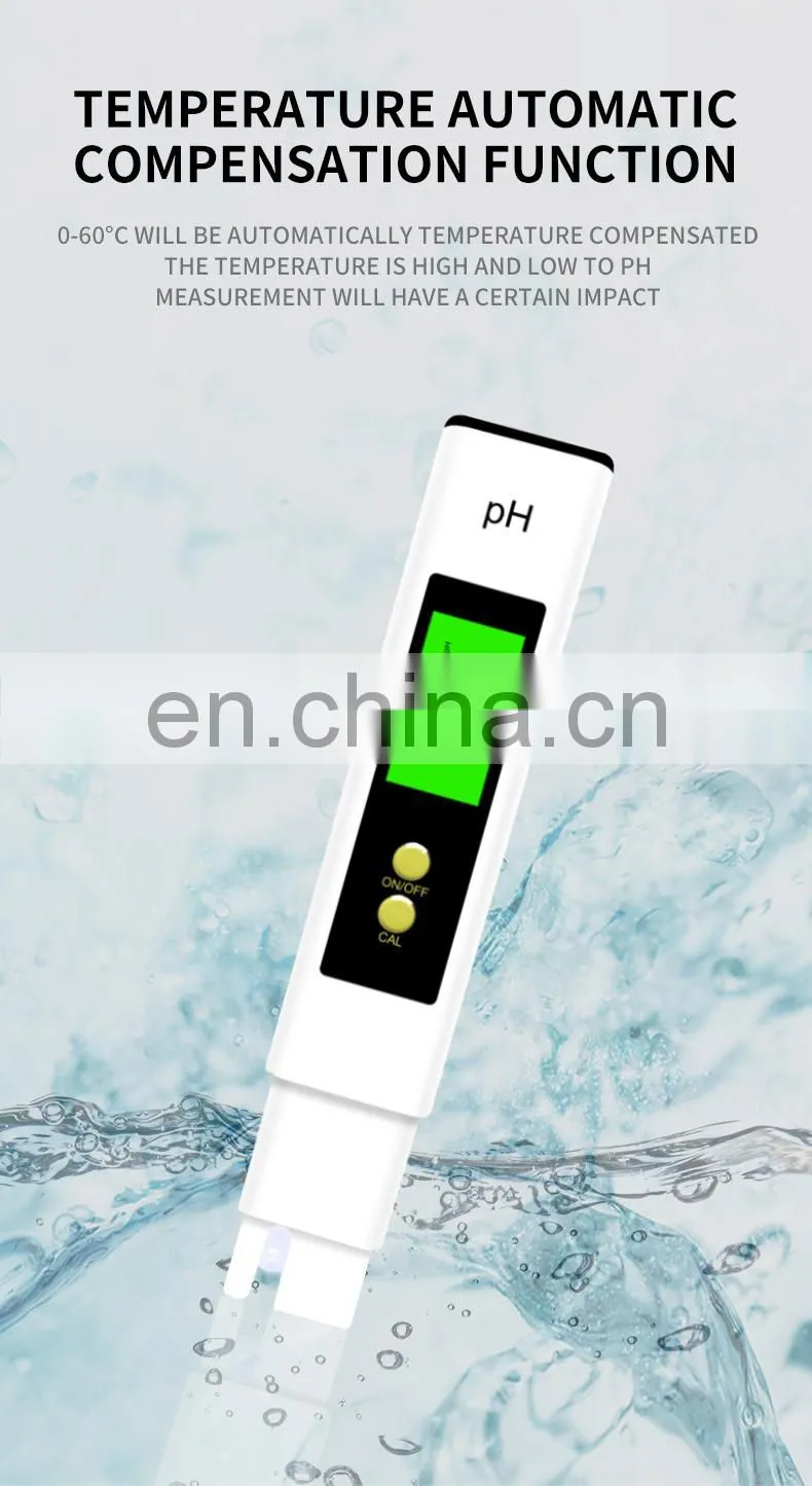 Wholesale Good quality High Precision Portable Digital PH Tester Meter
