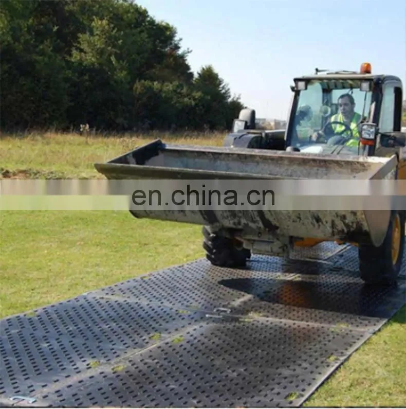 uhmwpe road mat 4x8 ft ground protection road mat durable black plastic hdpe ground road mats