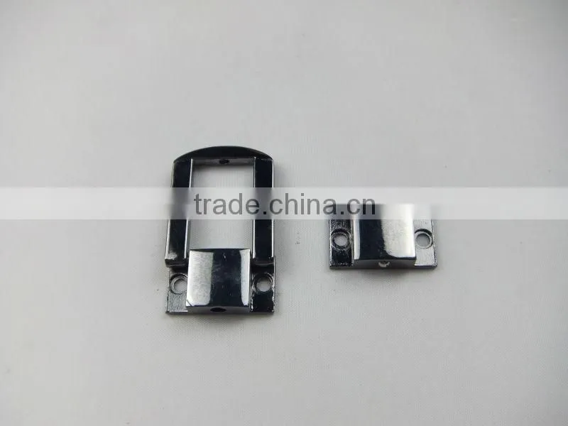 Factory supply top quality black chrome electroplate wooden box locks boxes accessories