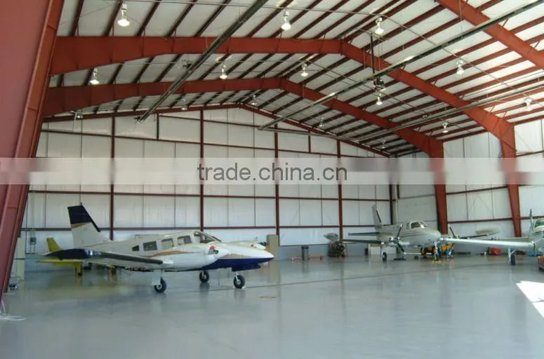 Reasonable price arched steel hangar