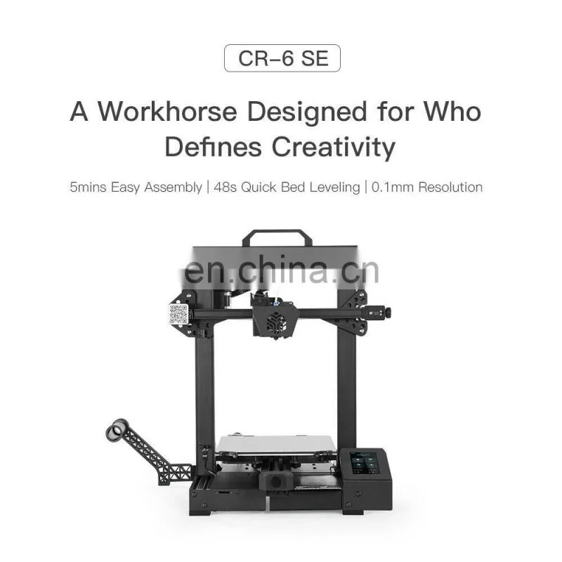 CR-6 SE 3d printer 235*235*250mm with silence leveling-free 3d printing machine CR6 SE
