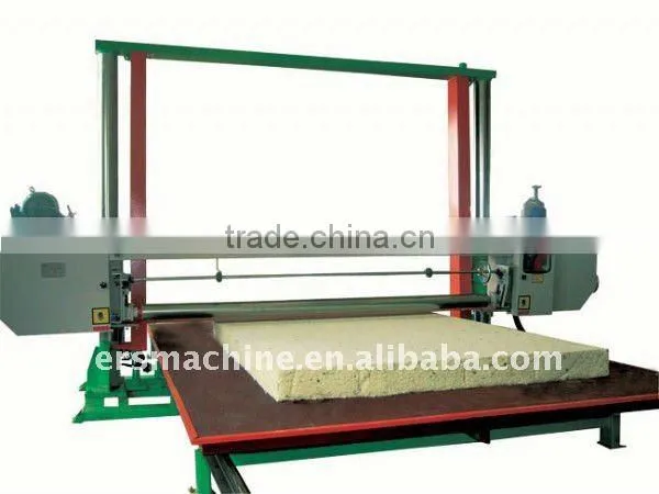 Horizontal rebonding mattress foam cutting machine