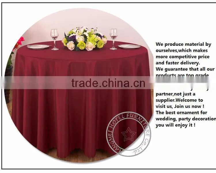 Cheap Made In China Table Cloth For Banquet HM-ZB29
