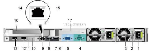 Original Quidway HUAWEI RH1288 V3 1U server with GE ports