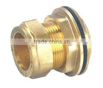 brass fitting cap with flange