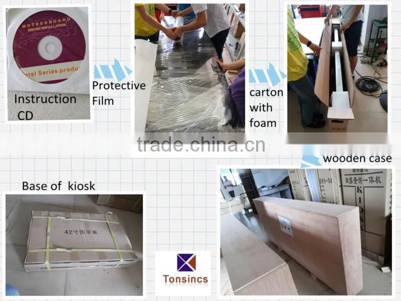65 Inch Brilliant Quality in High HD LCD Screen, Advertising Digital Display Touch Screen