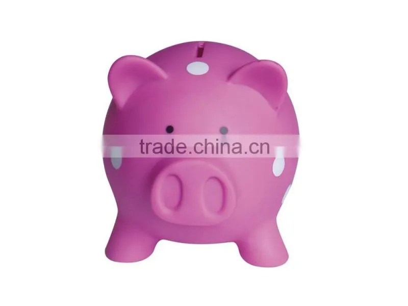 2015 dot new piggy coin bank/pvc toys/ vinyl toy