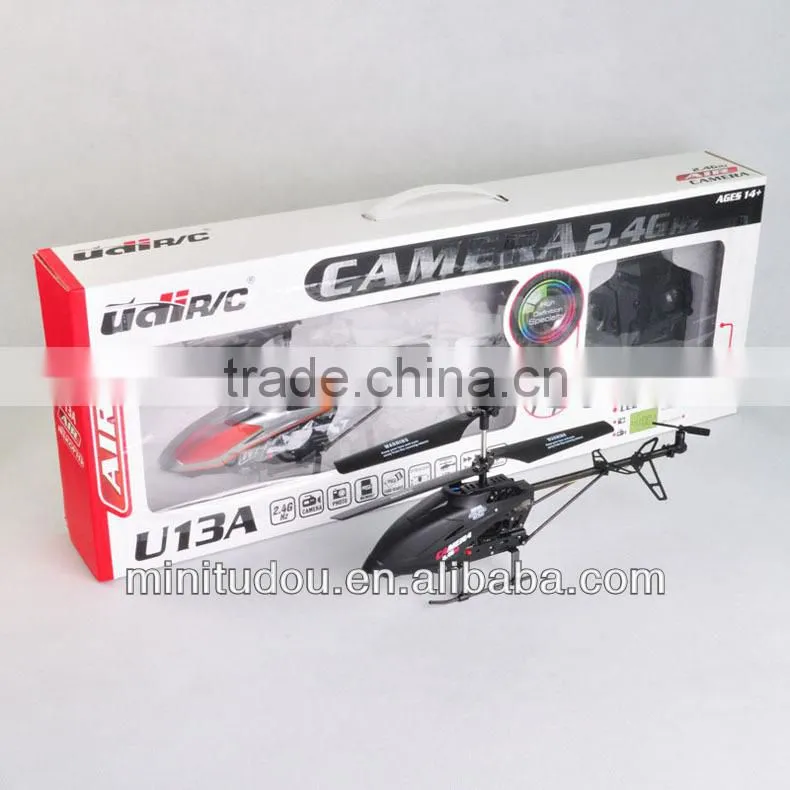 2.4G big metal RC U13A airplane with camera rc helicopter rc toy