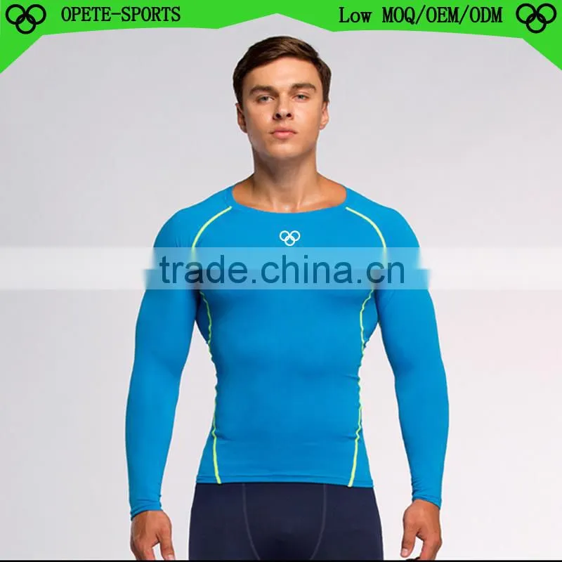 Fashion sports compression tight wear sport wear for men