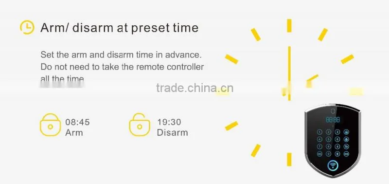 China Factory OEM/ODM GSM security wireless 3G smart security alarm system YL-007WM2