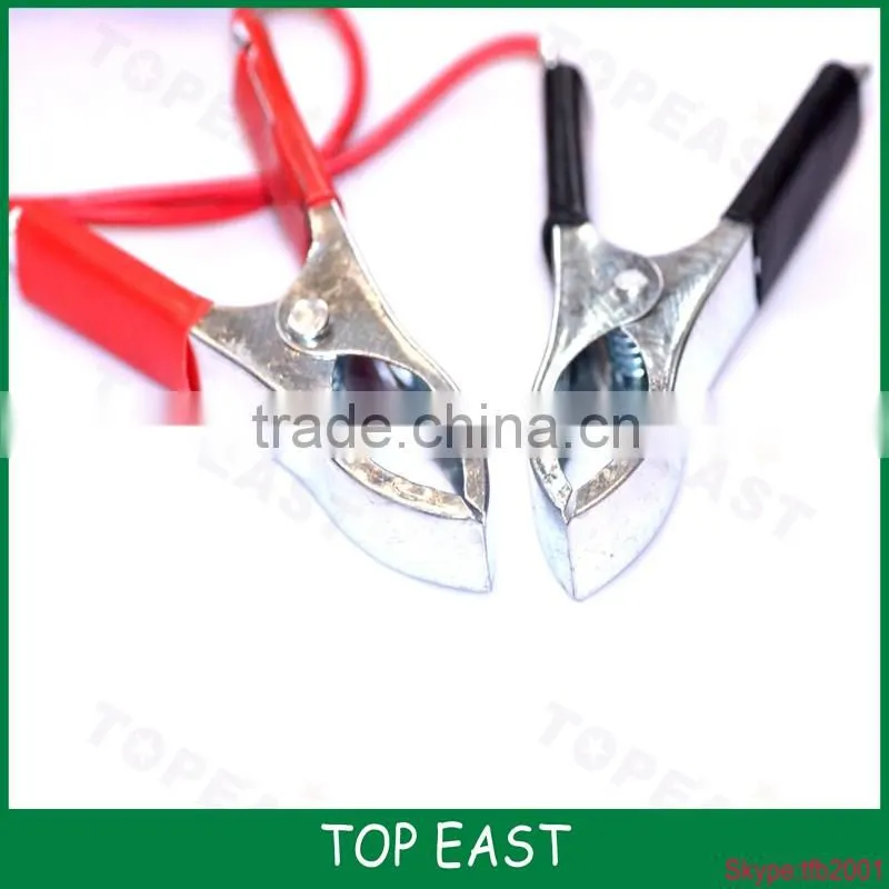 Alligator battery clamp clips with DC plug/aluminium brass battery clip