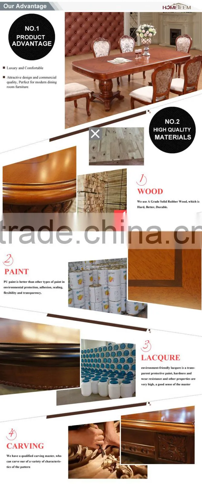 made in China Europe style design furniture