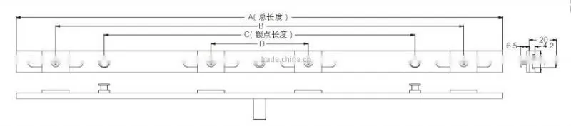 Door lock JW-6088F