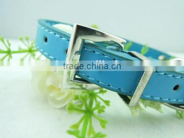 Pet collar manufacturers selling Crystal bone decoration dog collar