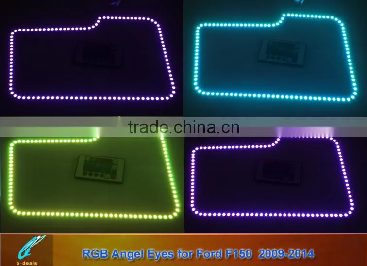 oracle for Ford F150 F250 RGB halo rings angel eyes kits big halo rings