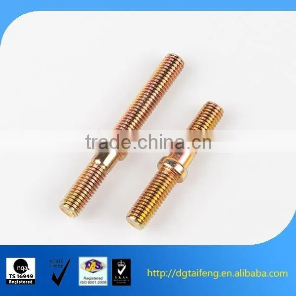 slotted stainless steel double ended wood screw